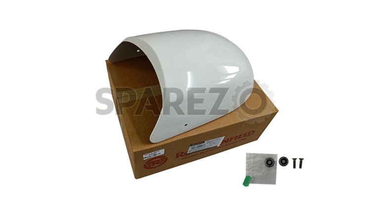 Royal Enfield GT Continental 650cc Touring Dual Seat Cowl White - SPAREZO